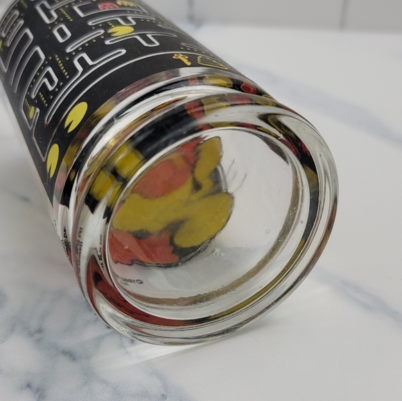 Vtg PAC-MAN Glass Tumbler 1982 Bally Midway - Picture 13 of 16